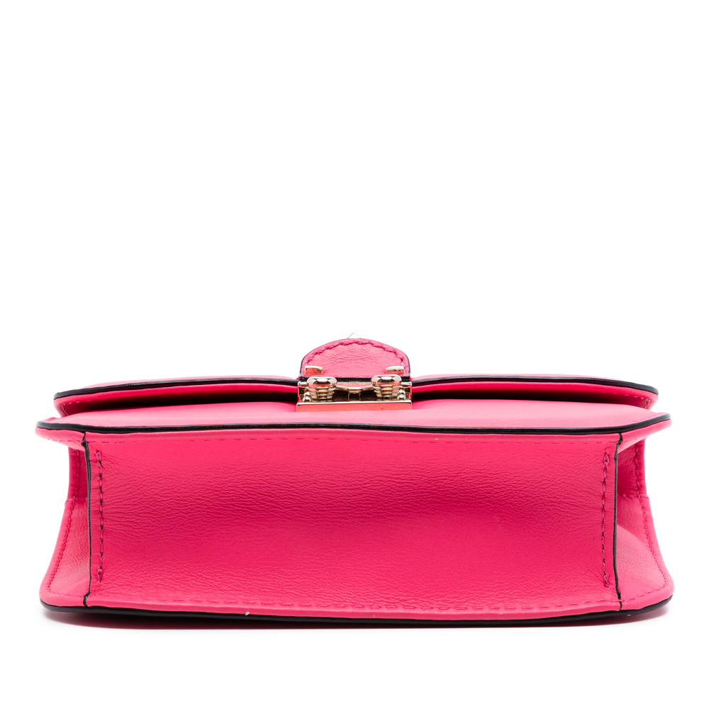 Pre-Loved Valentino Small Rockstud Glam Lock Crossbody - Picture 3 of 8